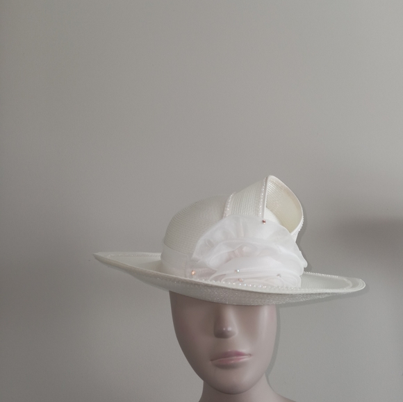 Vintage Jody G for Sylvia of St Louis Vintage white hat main image 8